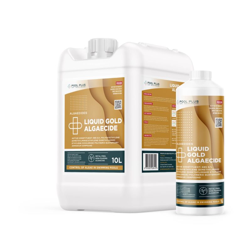 POOLPLUS Liquid Gold Algaecide (685 grams/ltr Polyquat )