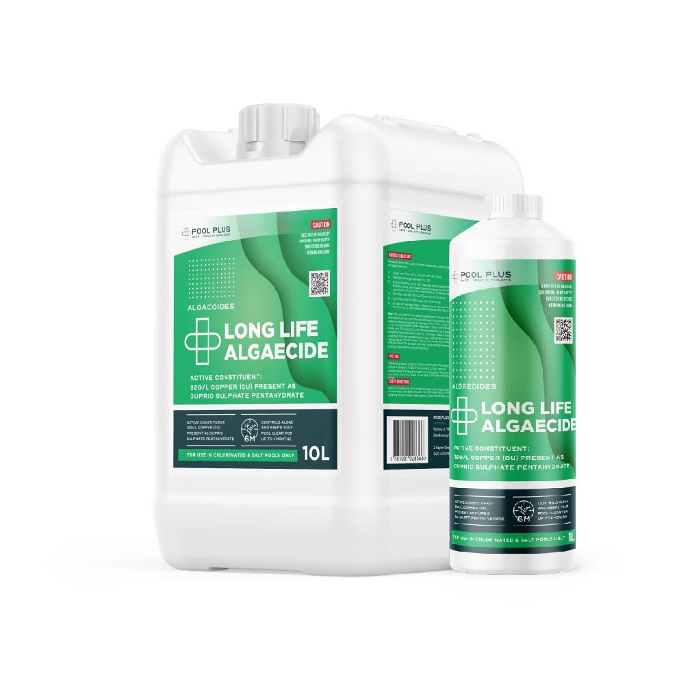 POOLPLUS Longlife Algaecide (32grams/ltr copper)